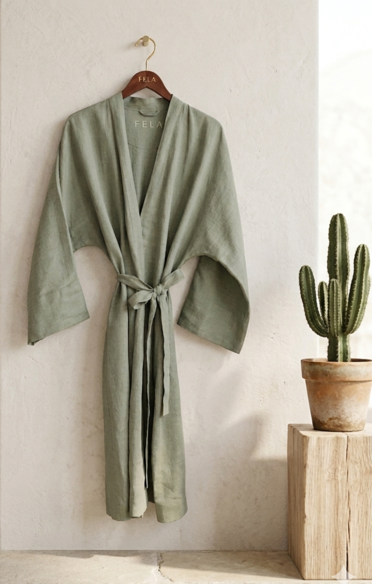 kimono odcień  szałwiowy