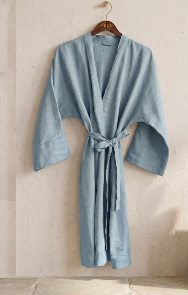 kimono odcień morski