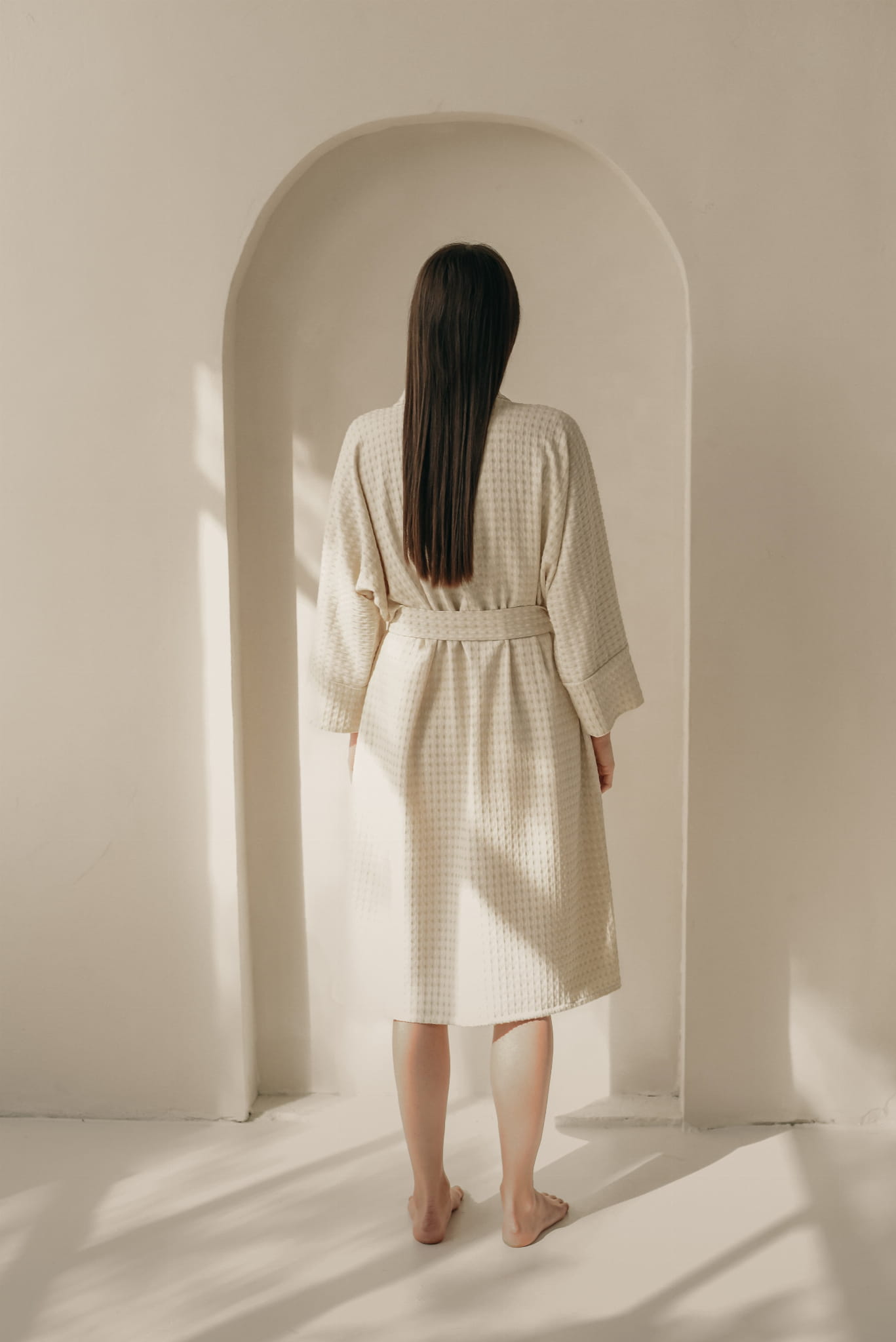 szlafrok z alg morskich i wiskozy z bambusa