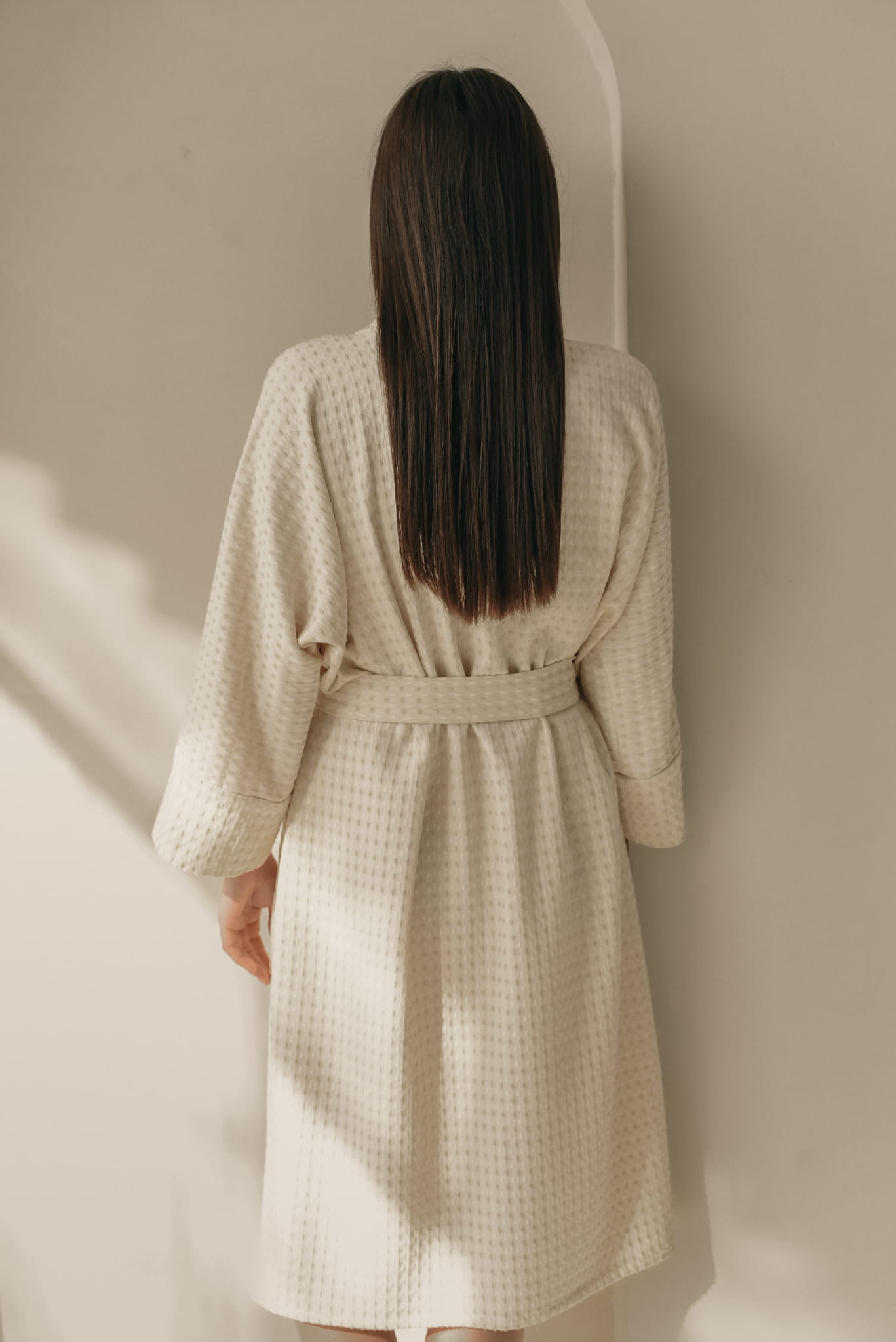 szlafrok z alg morskich i wiskozy z bambusa