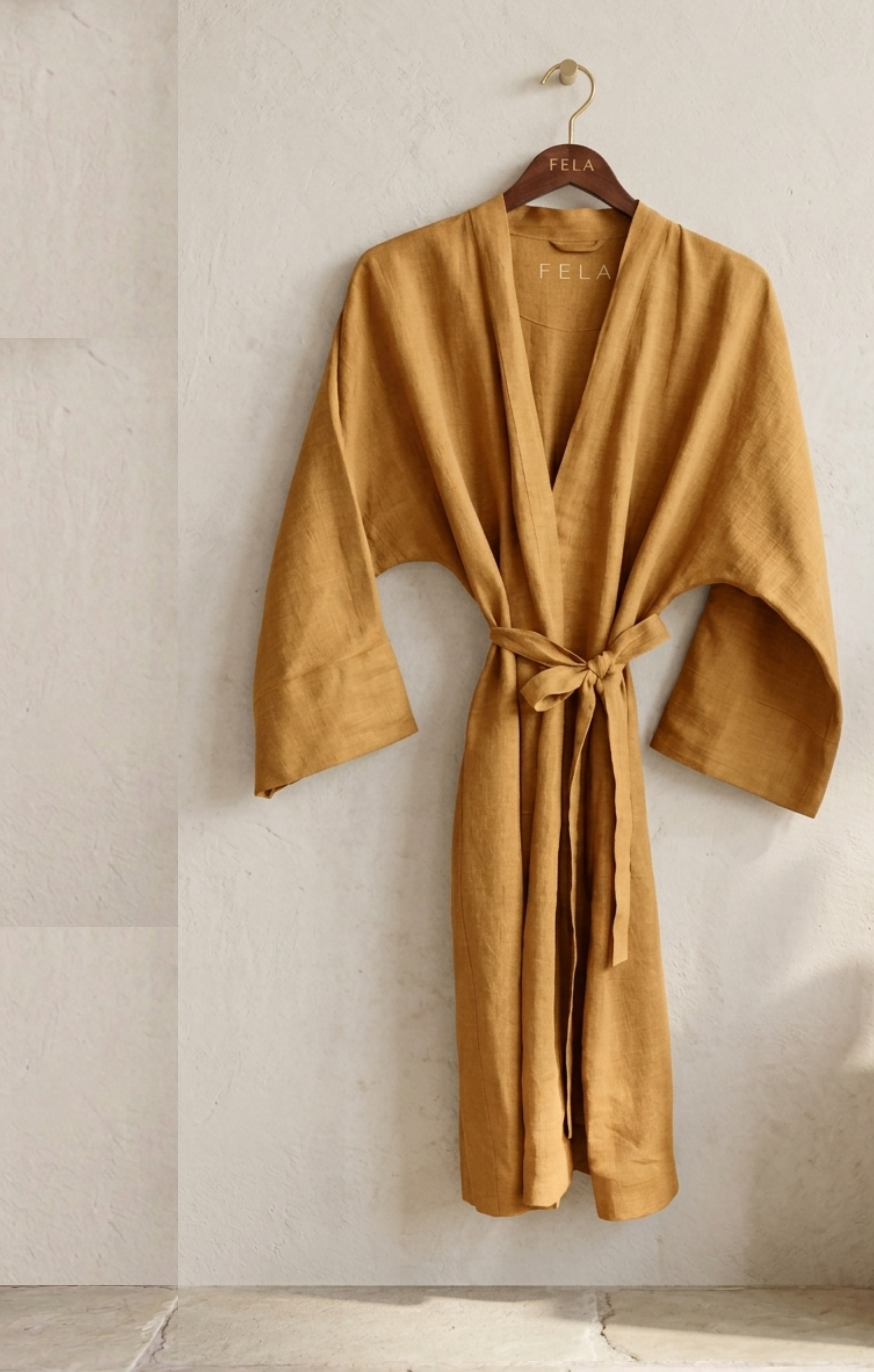 lniane kimono curry